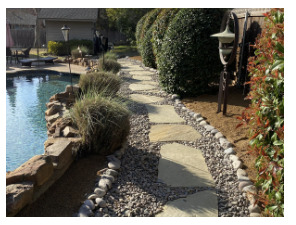 Side Yard Flagstone Path