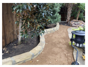 Curved Retaining Border
