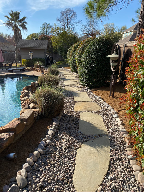 Stone walkway